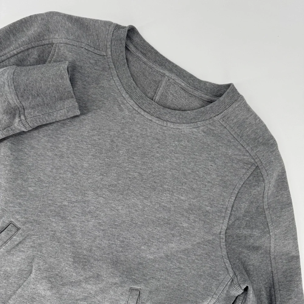 Lululemon Grey Crewneck Long Sleeve Sweatshirt Pullover‎ Size 6